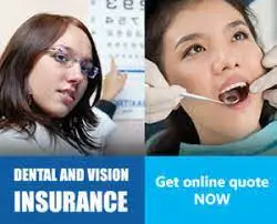 Dental and vision insurance image with dental care and eyewear