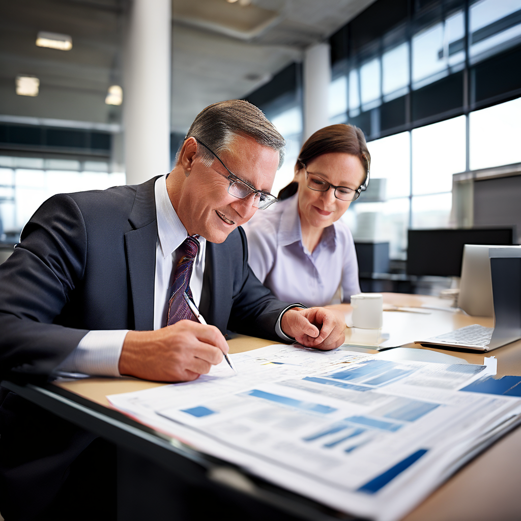 Ohio insurance agents helping a family compare auto, home, and business insurance in Toledo