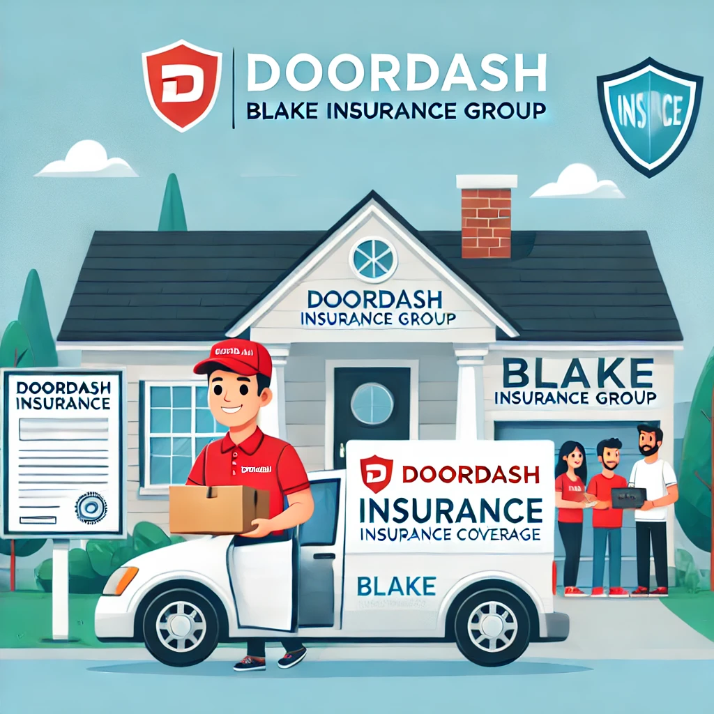 Delivery driver reviewing DoorDash insurance options on a phone before starting a shift