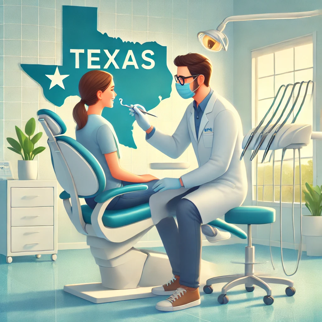 Texas family reviewing dental insurance options with an independent agent