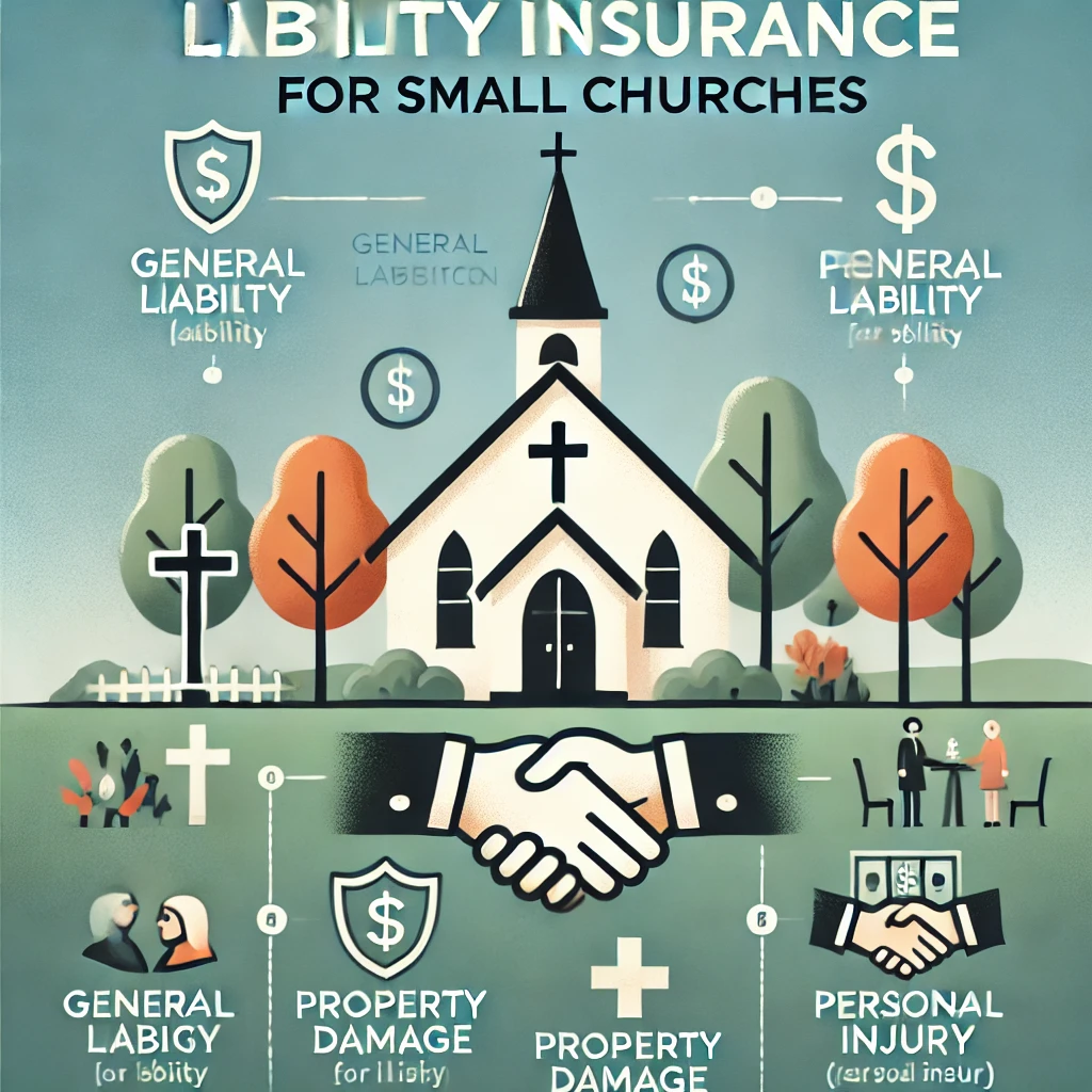 Liability insurance for small churches with 2026 comparison of general liability, ministry coverages, volunteer driving exposure, and church package options