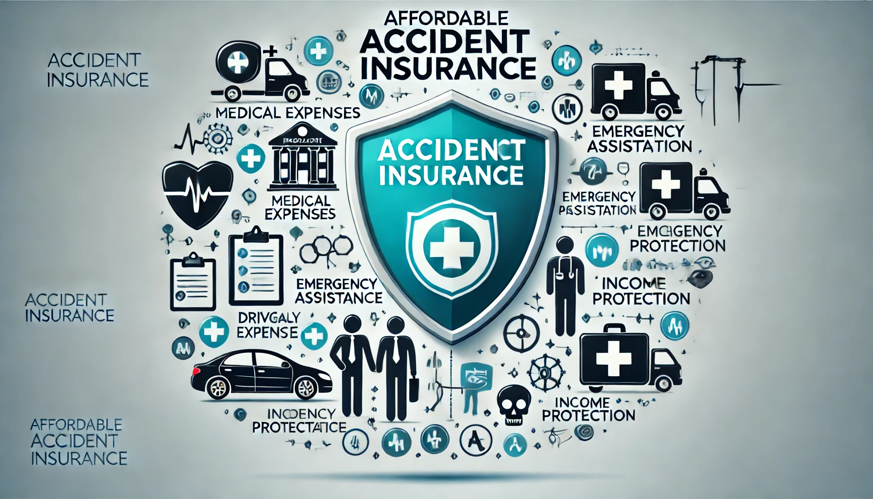 Affordable accident insurance—cash benefits for ER and injuries