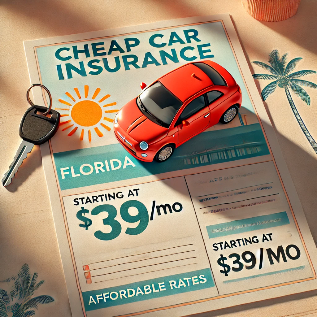 Florida driver comparing car insurance quotes with an independent agent near the coast