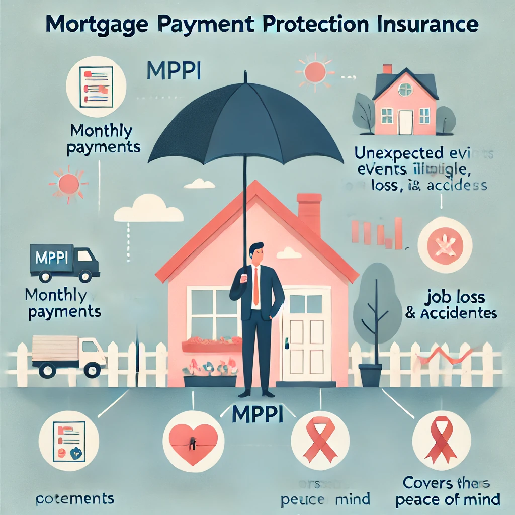 Couple reviewing mortgage payment protection insurance options at their kitchen table