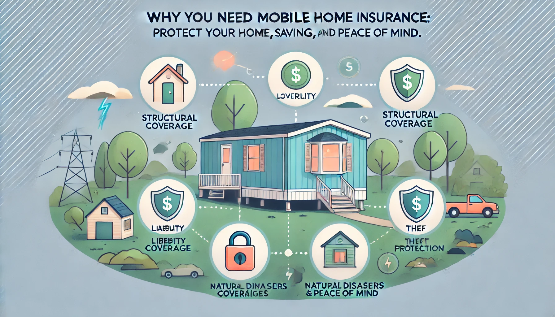 Why you need mobile home insurance coverage — manufactured home protection for dwelling, personal property and liability