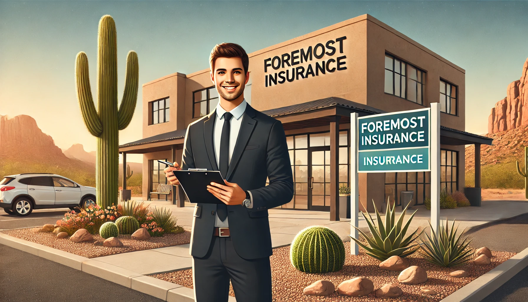 Tucson insurance agent reviewing Foremost specialty coverage options for a homeowner and recreational vehicles