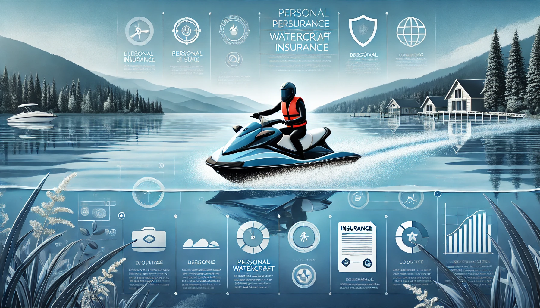 Personal watercraft insurance coverage for Jet Ski, Sea-Doo, and WaveRunner on lakes and rivers