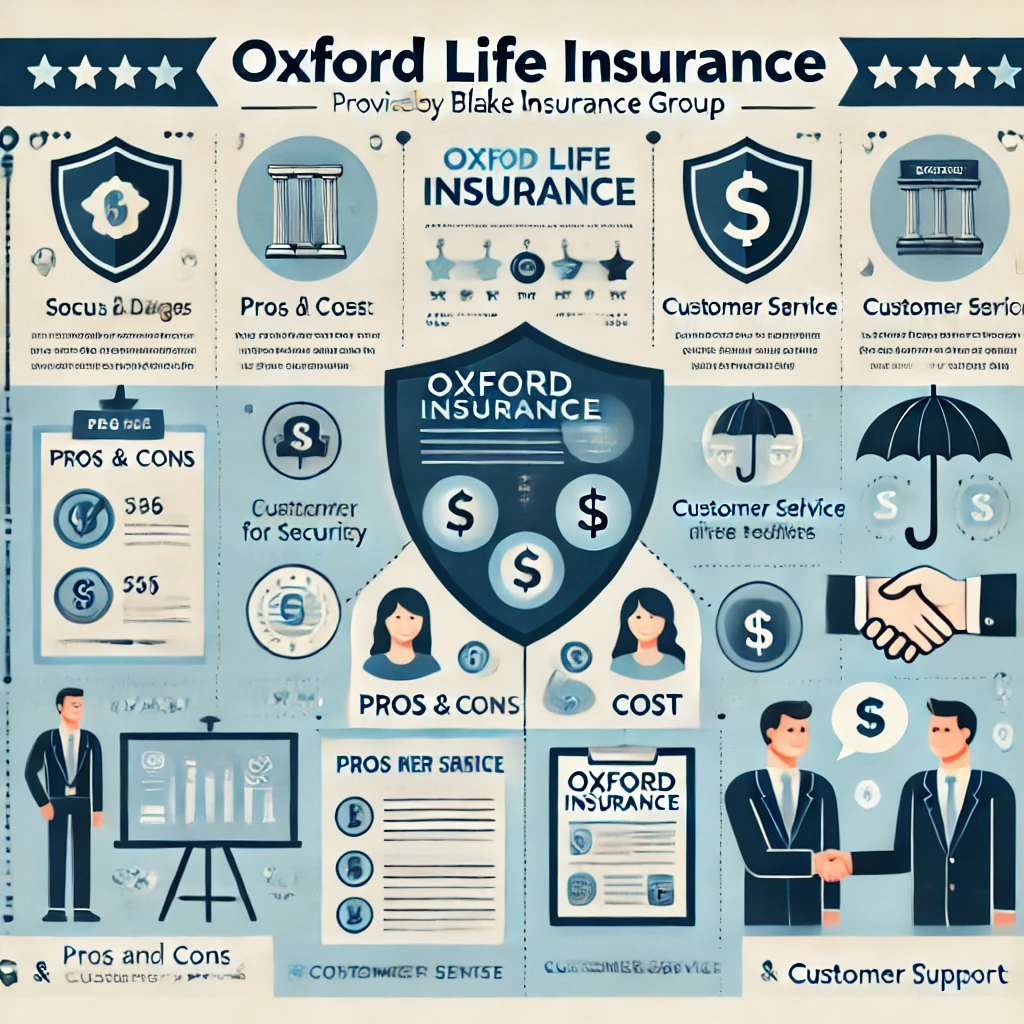Oxford Life Insurance review with an independent agent comparing life insurance options with a family