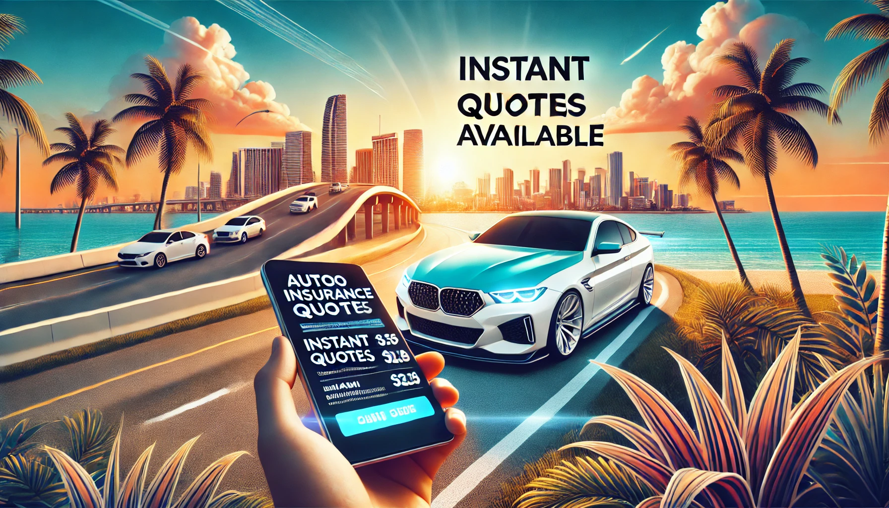 Auto insurance quotes Florida — liability, PIP, UM, comprehensive and collision
