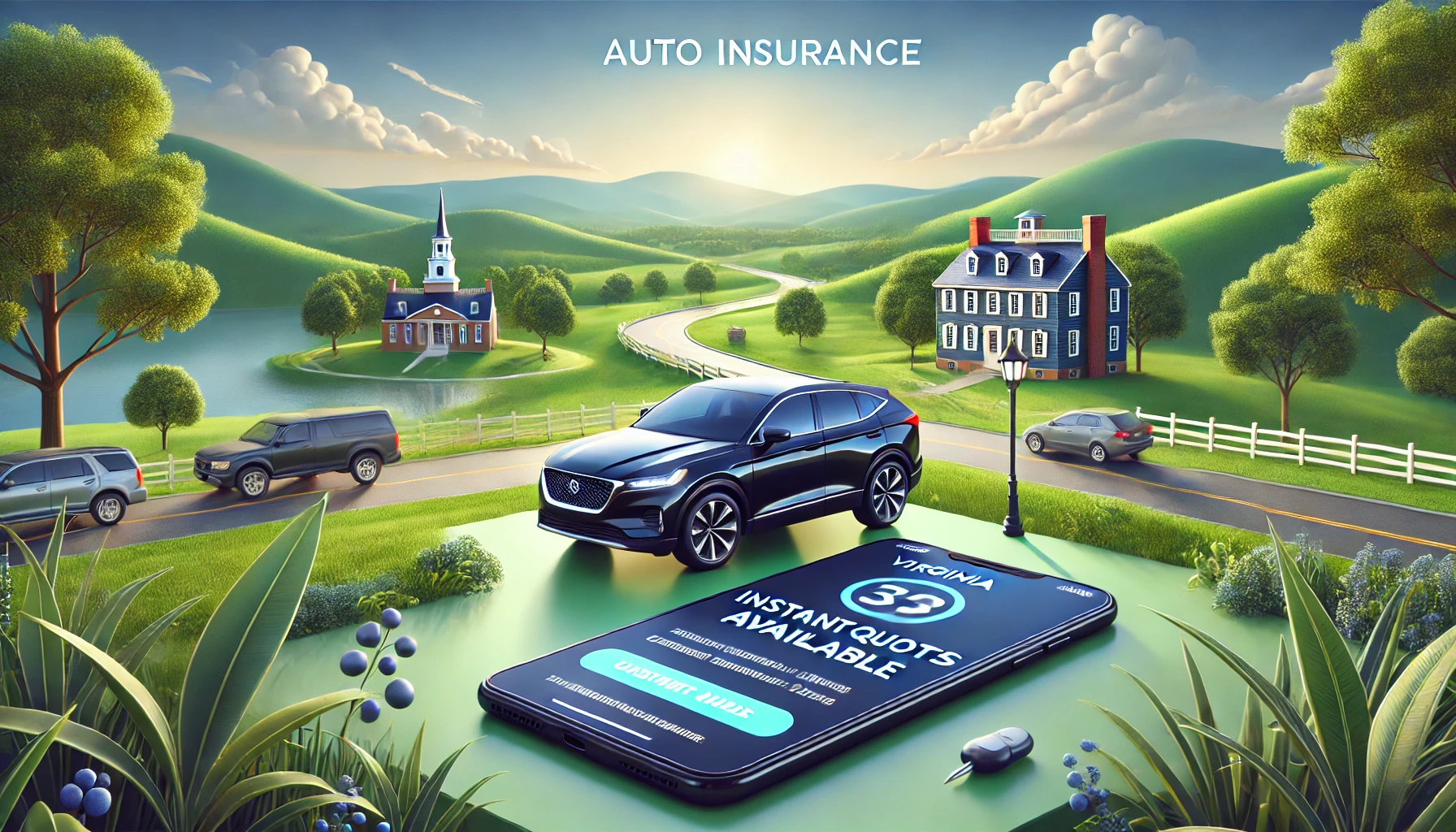 Virginia drivers comparing auto insurance coverage options for Northern Virginia, Richmond, and Hampton Roads