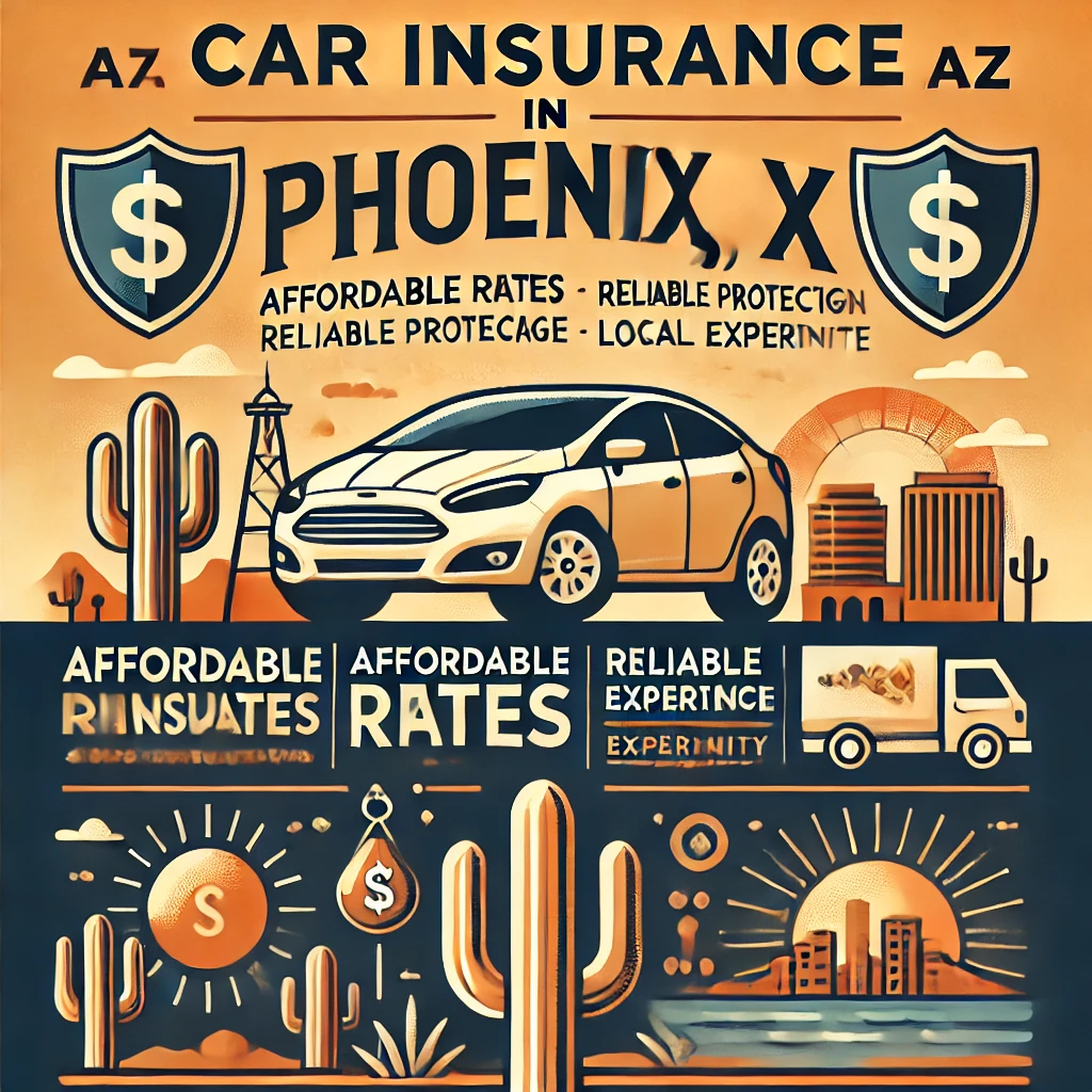 Car insurance quotes in Phoenix, Arizona with coverage options for monsoon storms, freeway commuting, and windshield protection