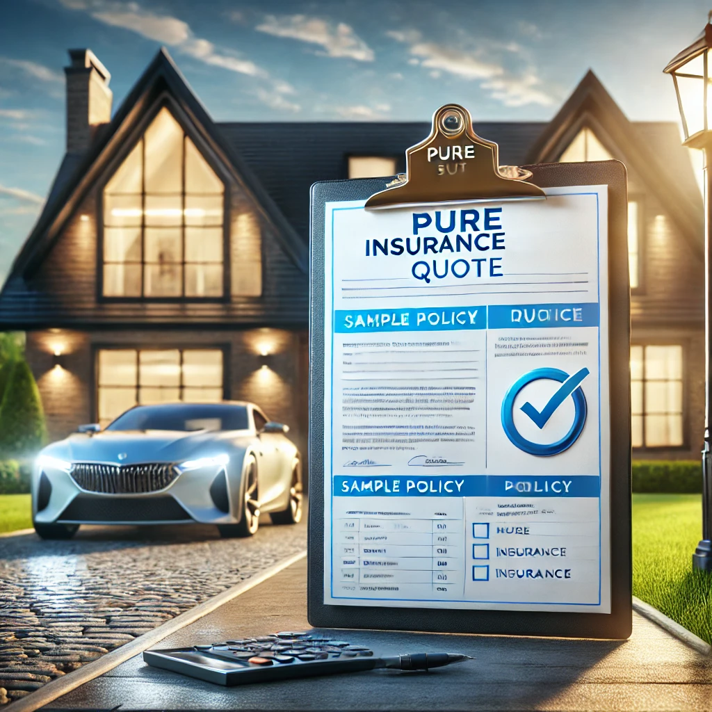 PURE Insurance quote for high-value auto coverage with agreed value and OEM parts repair