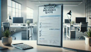 Accident insurance quote