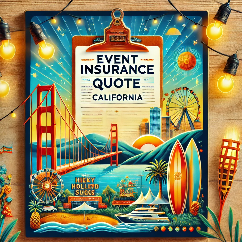 Event insurance quote California