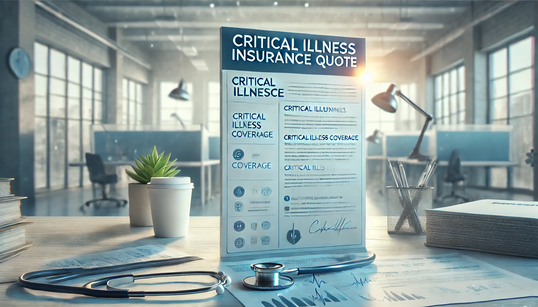 Couple reviewing online critical illness insurance quote options with an independent agent