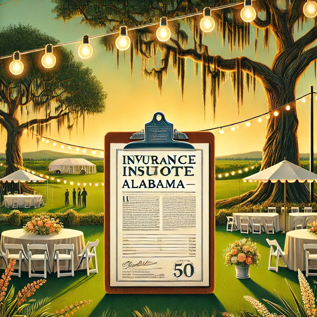 Alabama event insurance for weddings, festivals, concerts, 5Ks and corporate events with fast COIs