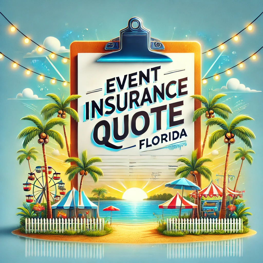 Florida event insurance quote for weddings, private parties, festivals, vendors, and venue liability requirements