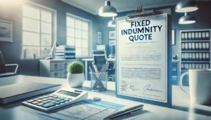 fixed indemnity quote