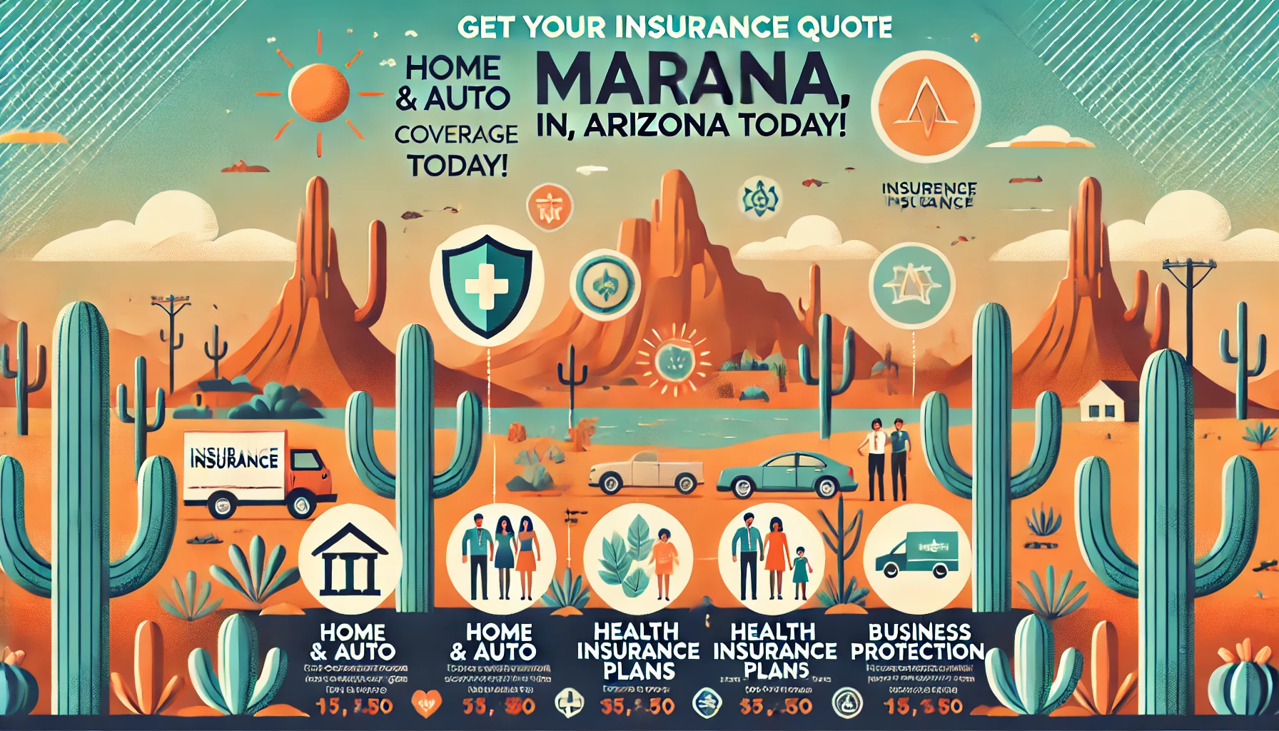 Marana AZ homes near the Tortolita Mountains—local insurance review for home, auto, and small business