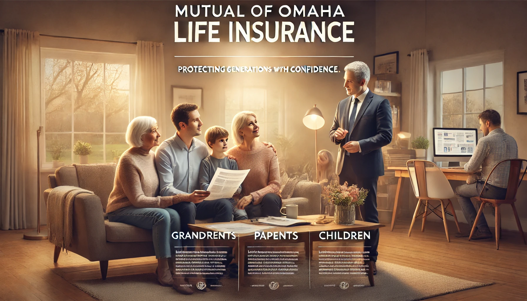 Mutual of Omaha life insurance quotes comparing term, whole life, and universal life options