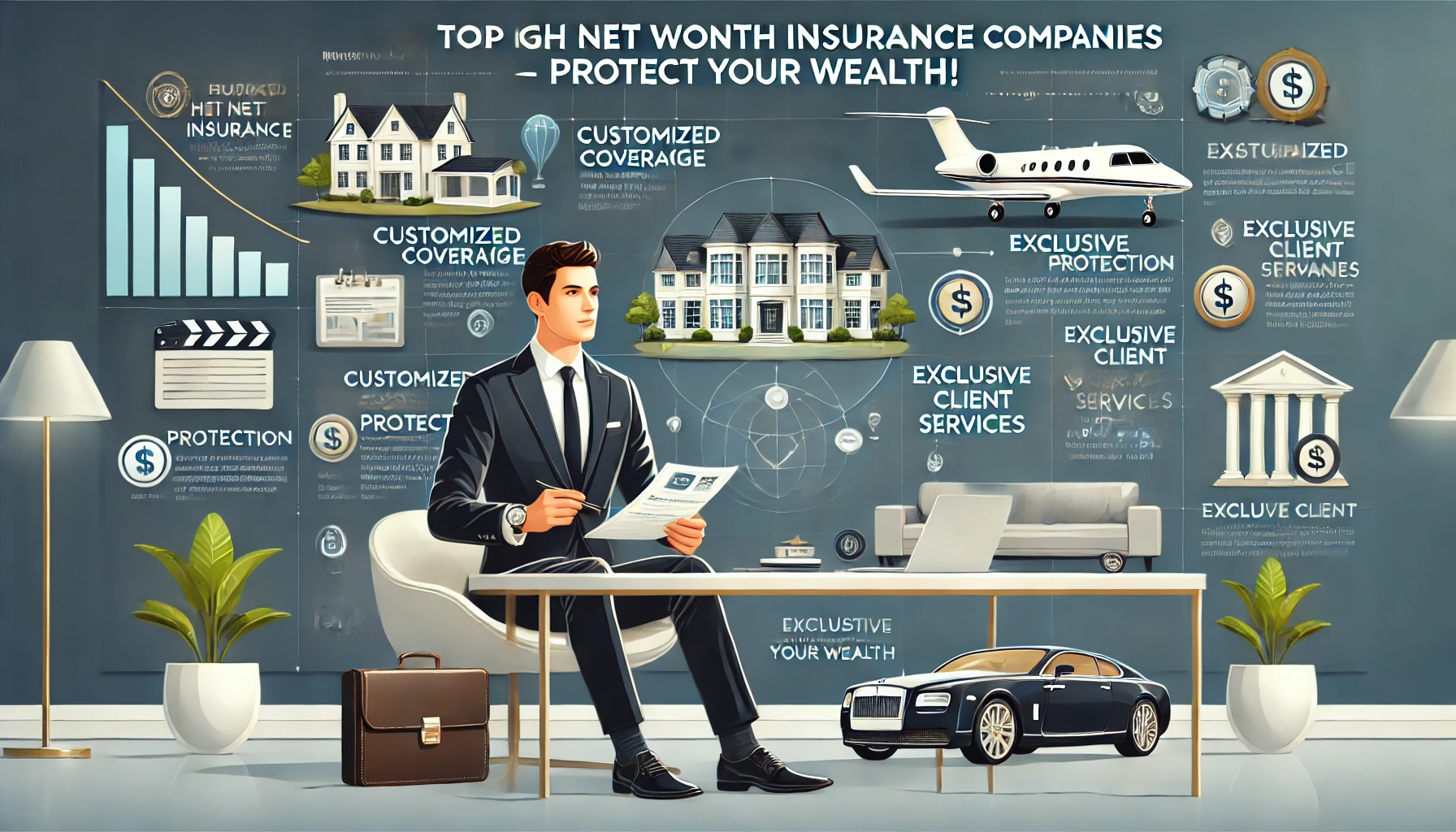 Guide to high net worth insurance options for luxury homes, exotic autos, yachts, and valuable collections