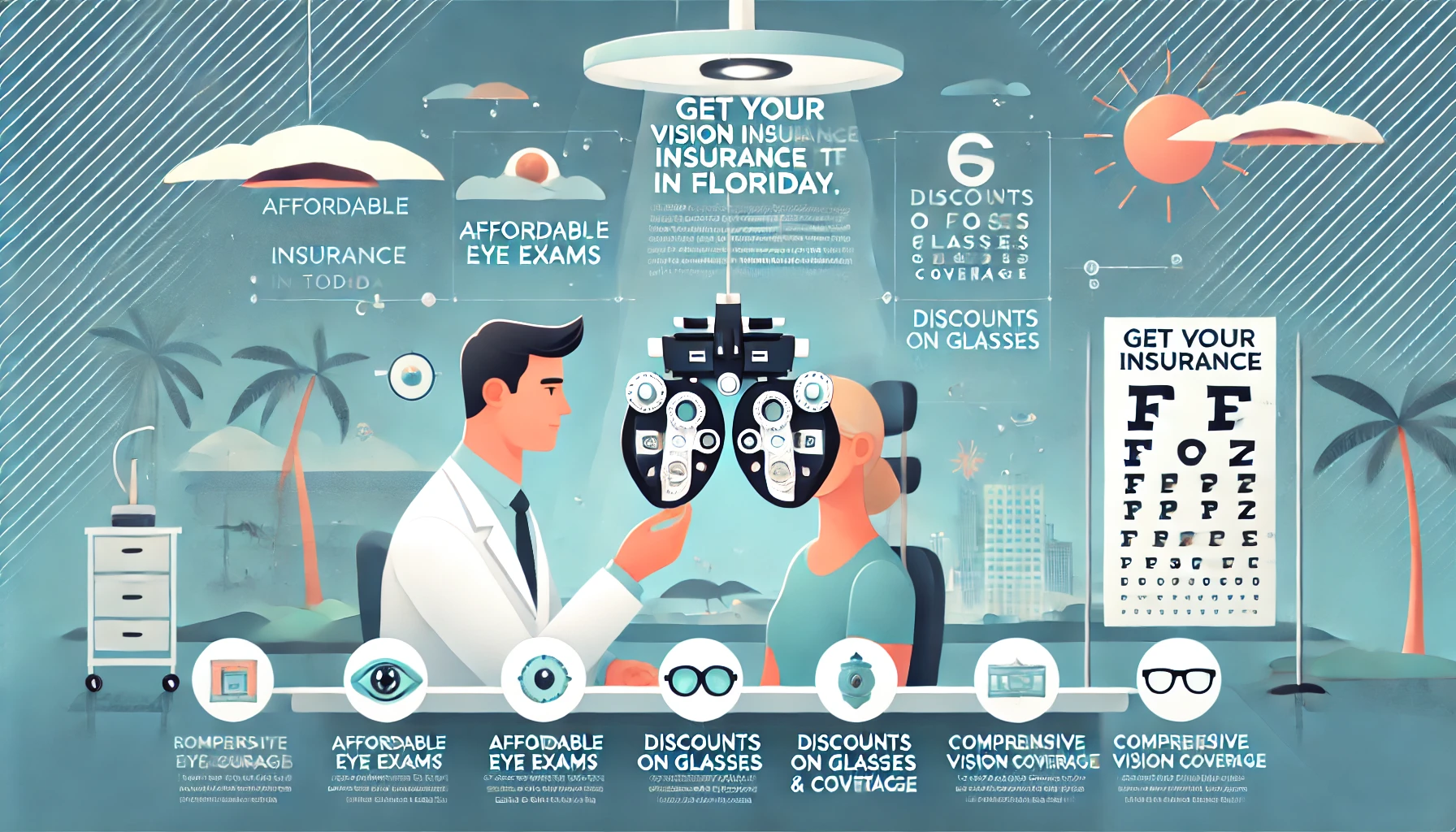 Vision insurance in Florida for eye exams, glasses, and contact lenses for individuals, families, and small businesses