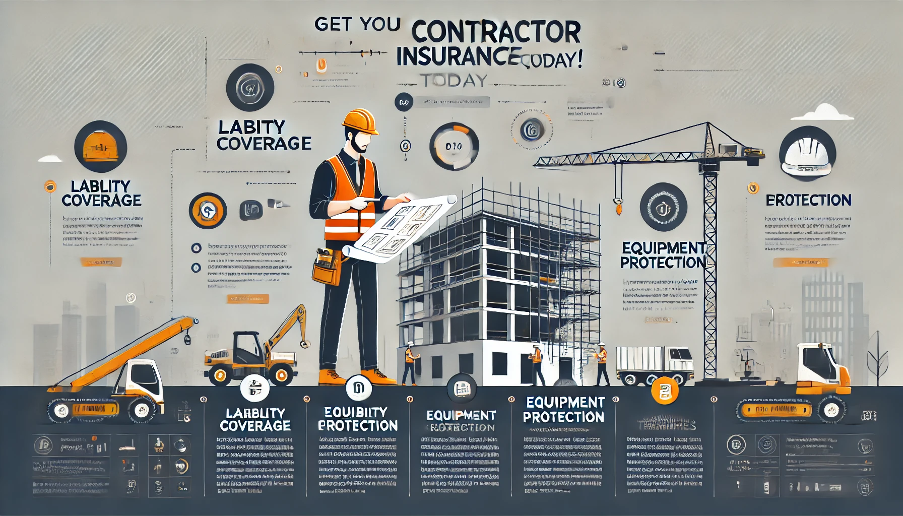 Contractor insurance quotes for general liability, workers’ comp, tools & equipment, and commercial auto