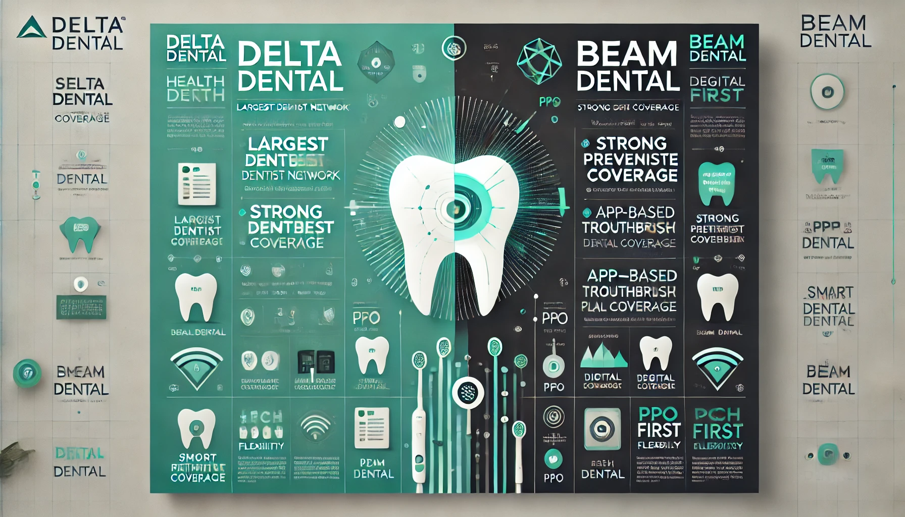 Comparing Delta Dental and Beam Dental plan options for 2026 with an advisor