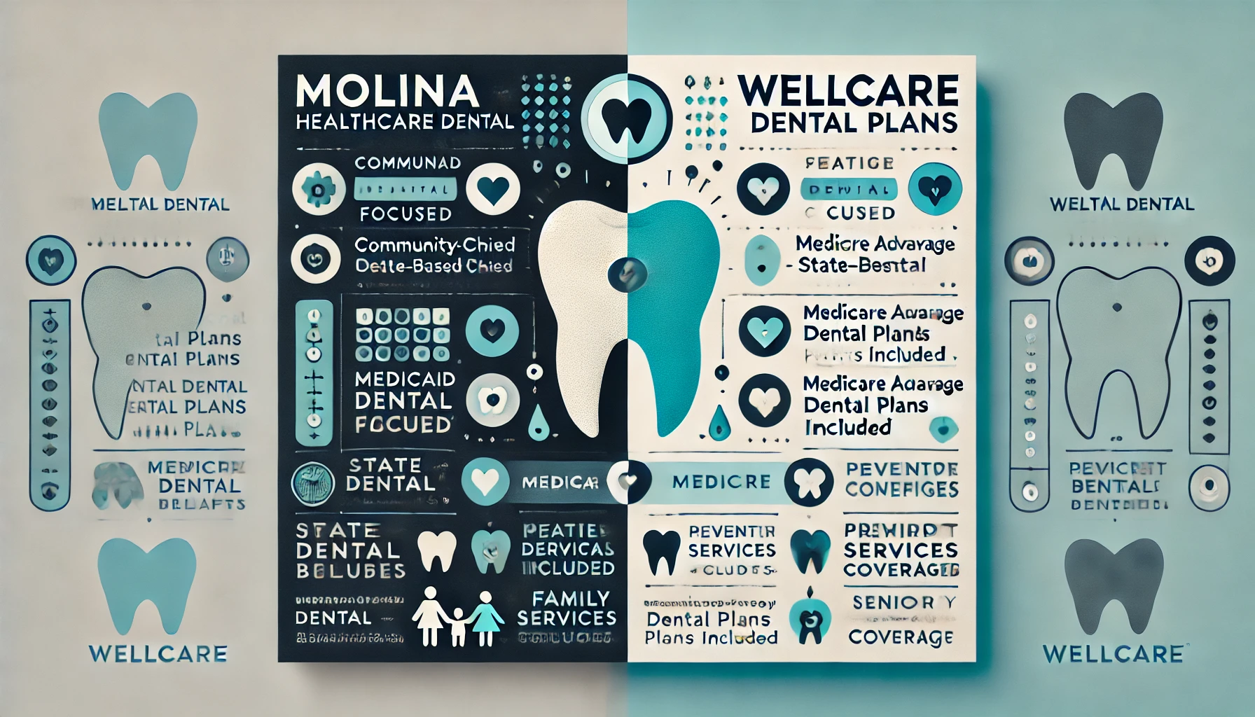 Molina Healthcare Dental vs WellCare Dental comparison overview