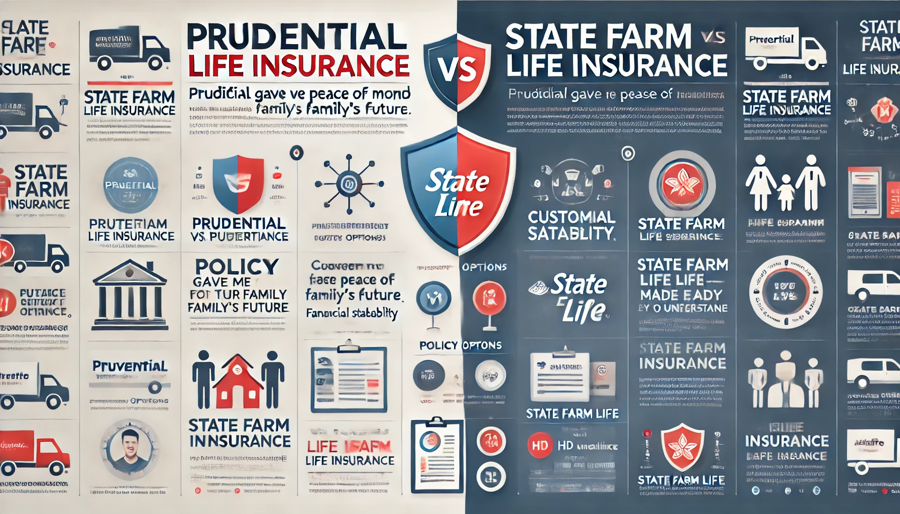 Prudential vs State Farm life insurance comparison with term and permanent policy planning