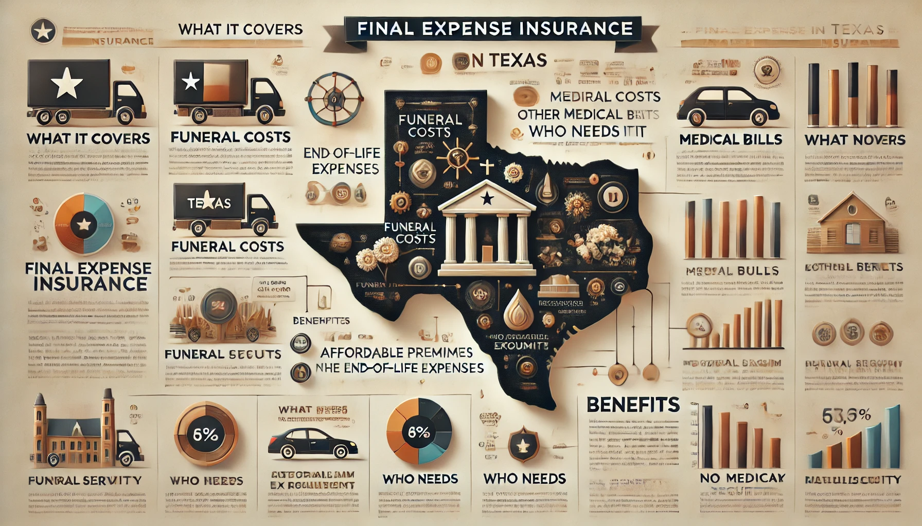 Texas final expense (burial) insurance for simple whole life coverage of funeral and last bills