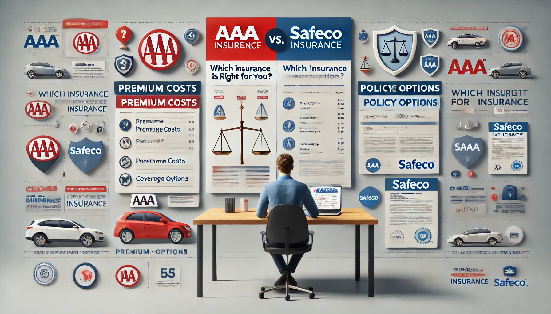 AAA vs Safeco auto and home insurance comparison with roadside, bundles and discounts