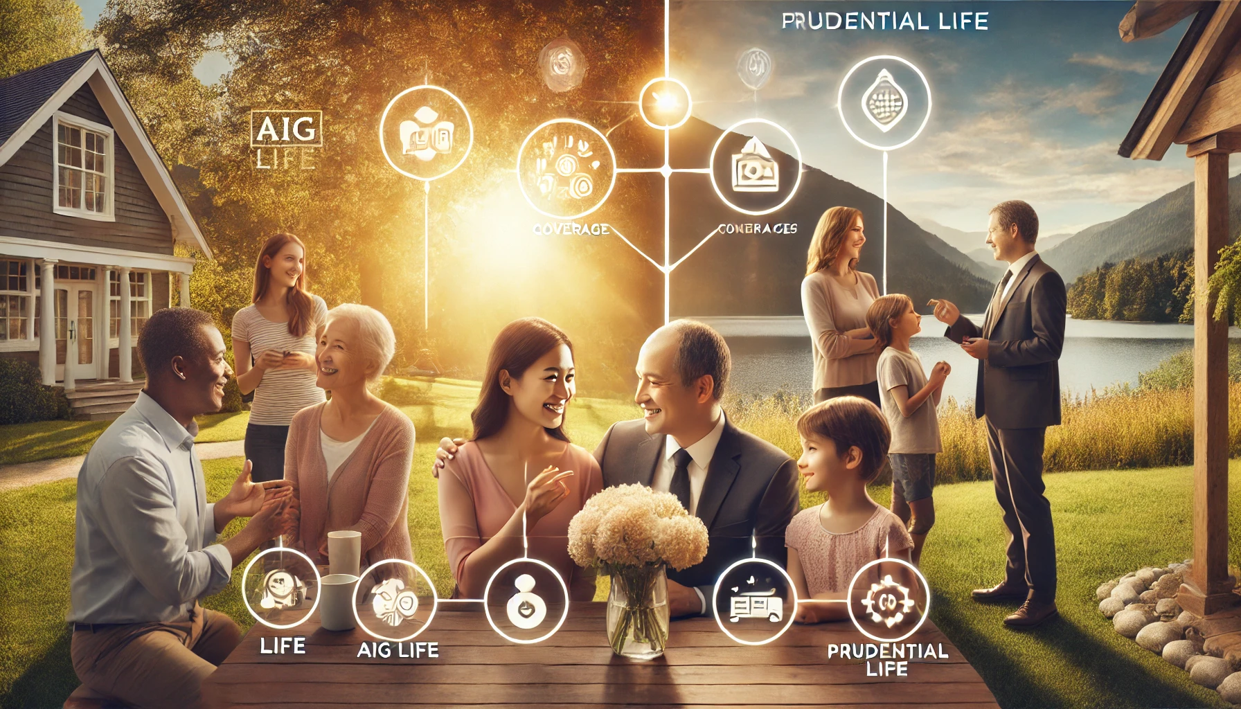 AIG vs Prudential life insurance comparison — term, permanent, riders, underwriting