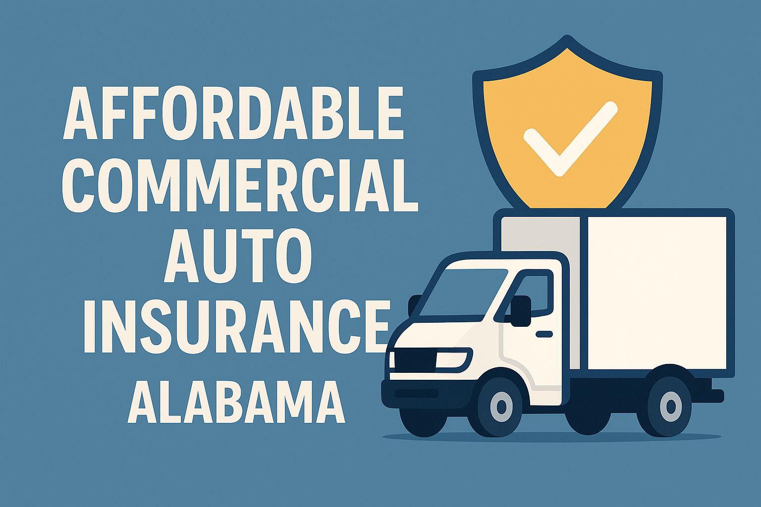 Work van driving through Birmingham, Alabama representing commercial auto insurance coverage