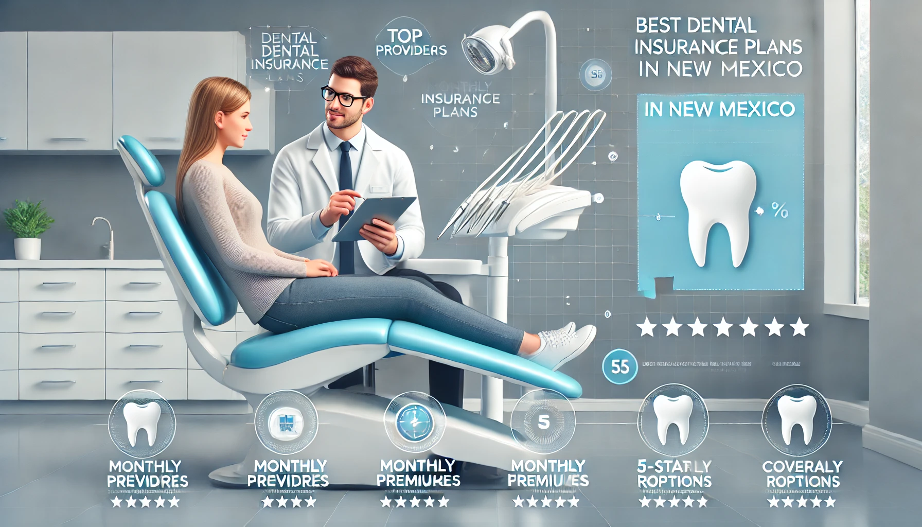 New Mexico family comparing dental insurance plans and networks