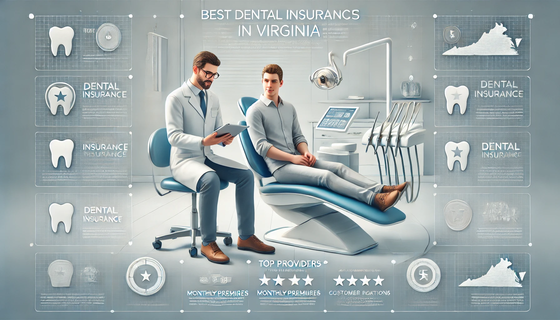 Independent comparison of Virginia dental PPO and HMO plans with networks and allowances