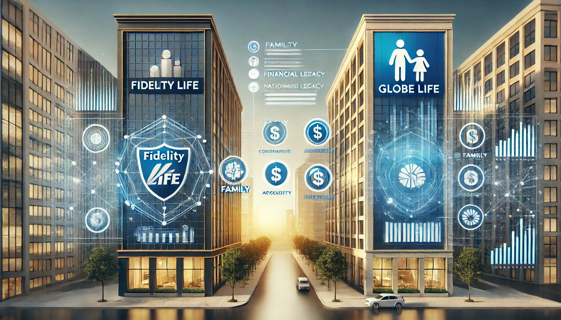 Fidelity Life vs Globe Life comparison showing term life and final expense policy options