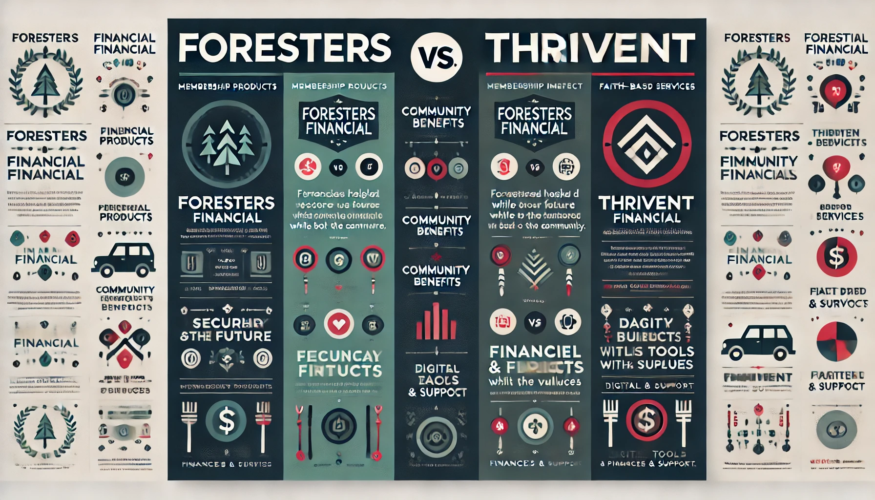 Foresters Financial vs Thrivent life insurance comparison with accelerated quote options