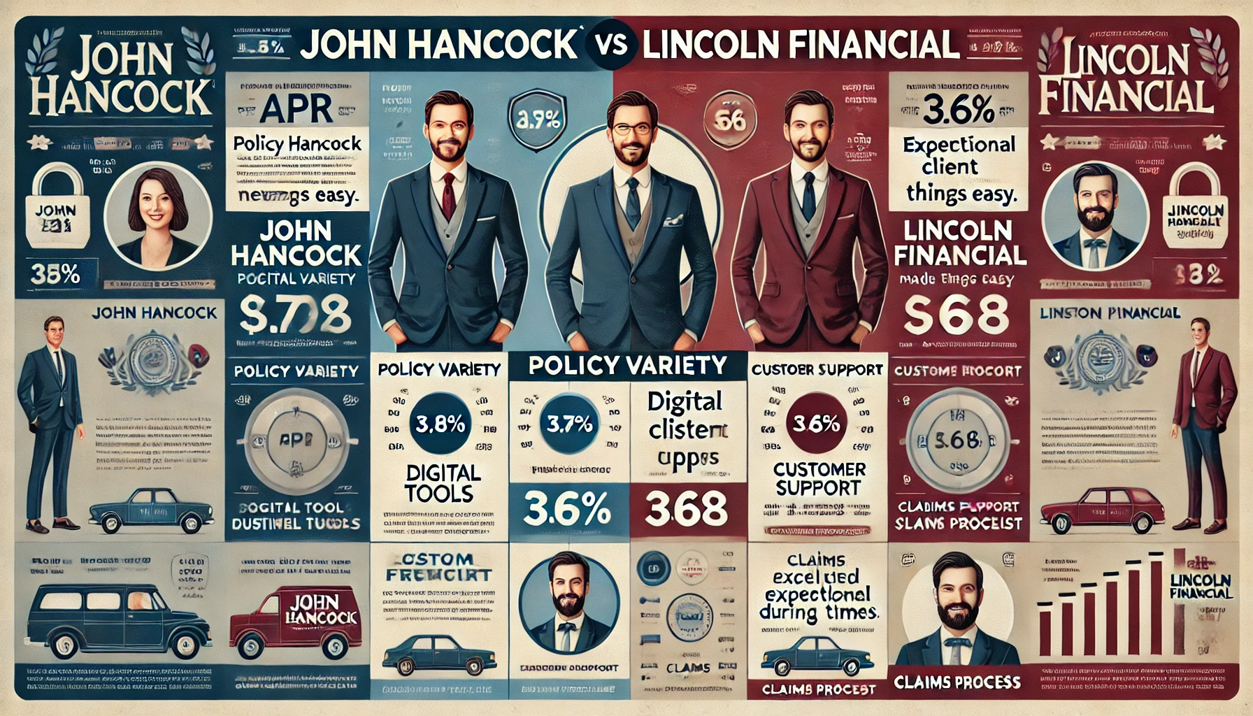 John Hancock vs Lincoln Financial life insurance comparison
