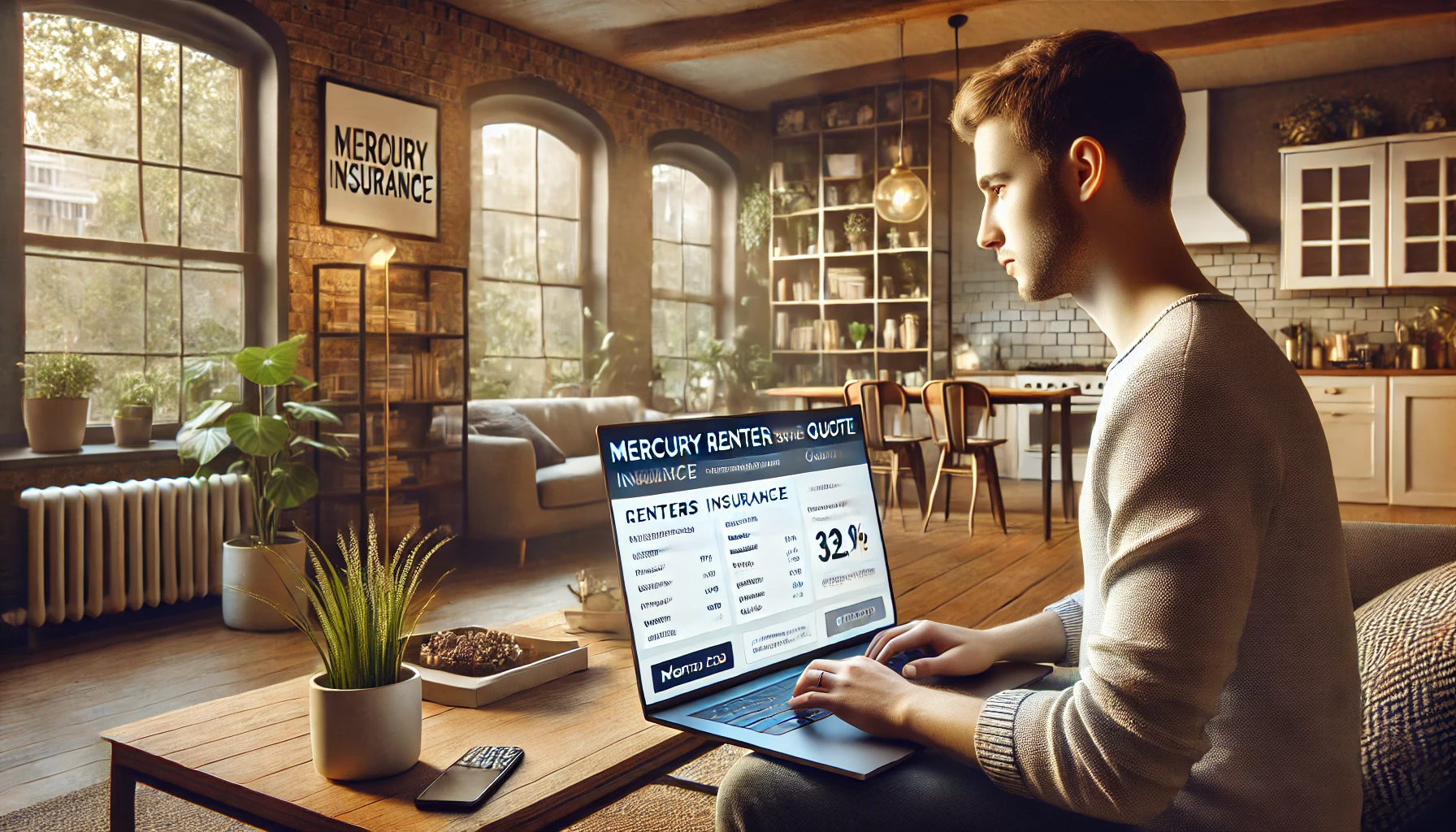 Renter comparing Mercury renters insurance and online renters quote options for 2026