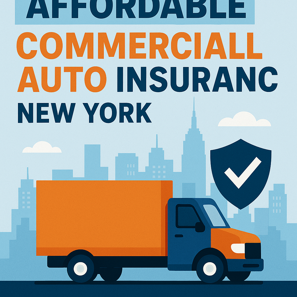 Affordable commercial auto insurance in New York for vans, box trucks, and business fleets