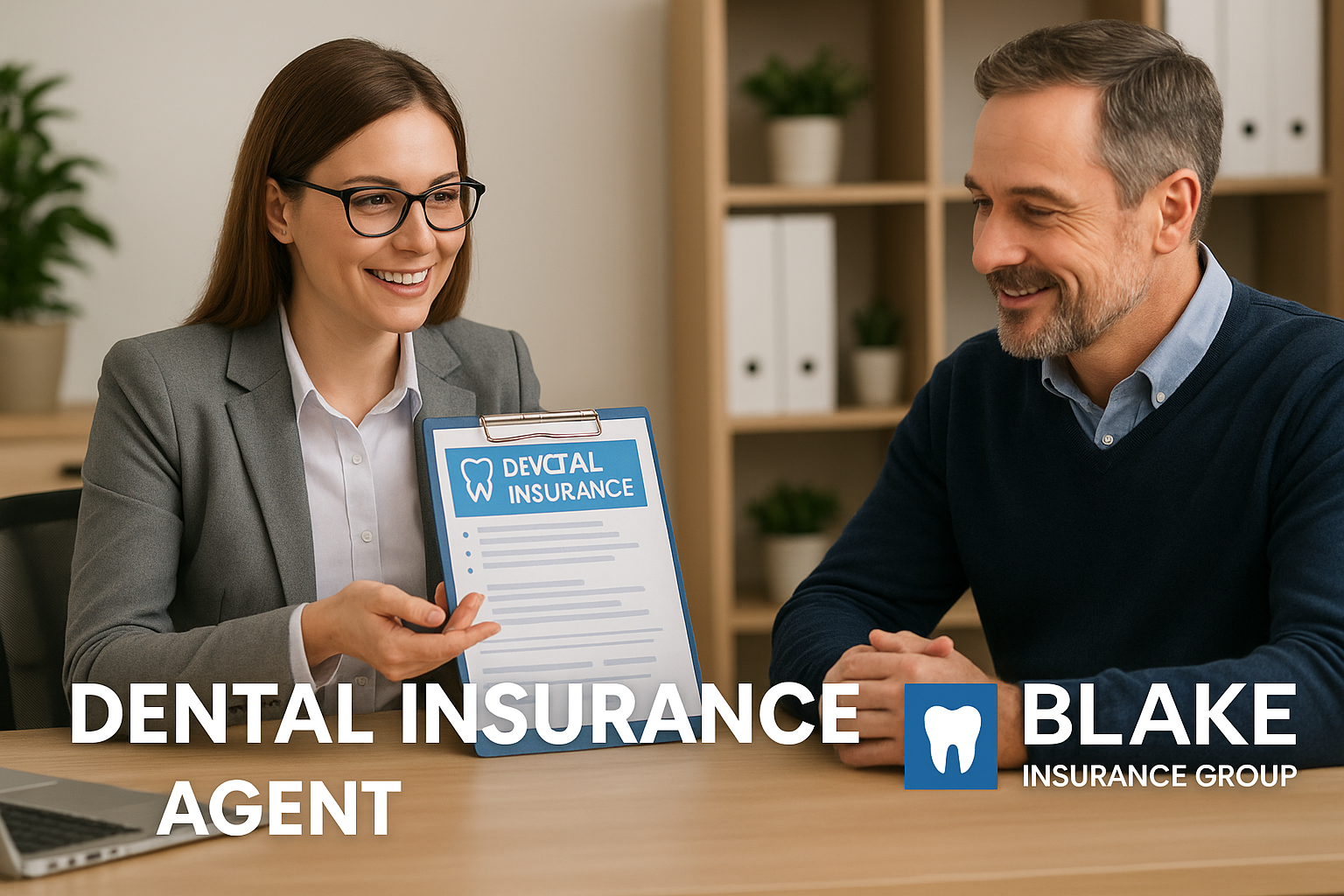 Ohio family comparing dental insurance plans with an independent agent