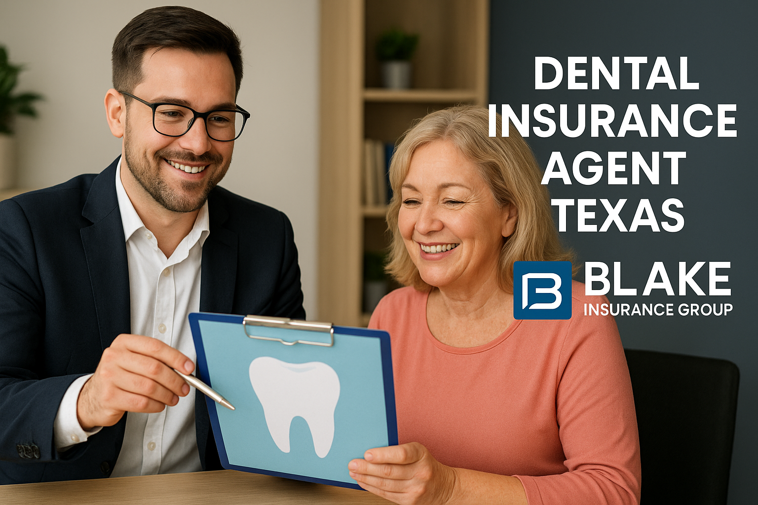 Texas dental insurance agent helping a family choose the right PPO or DHMO plan