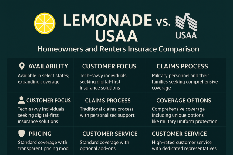 Lemonade vs USAA