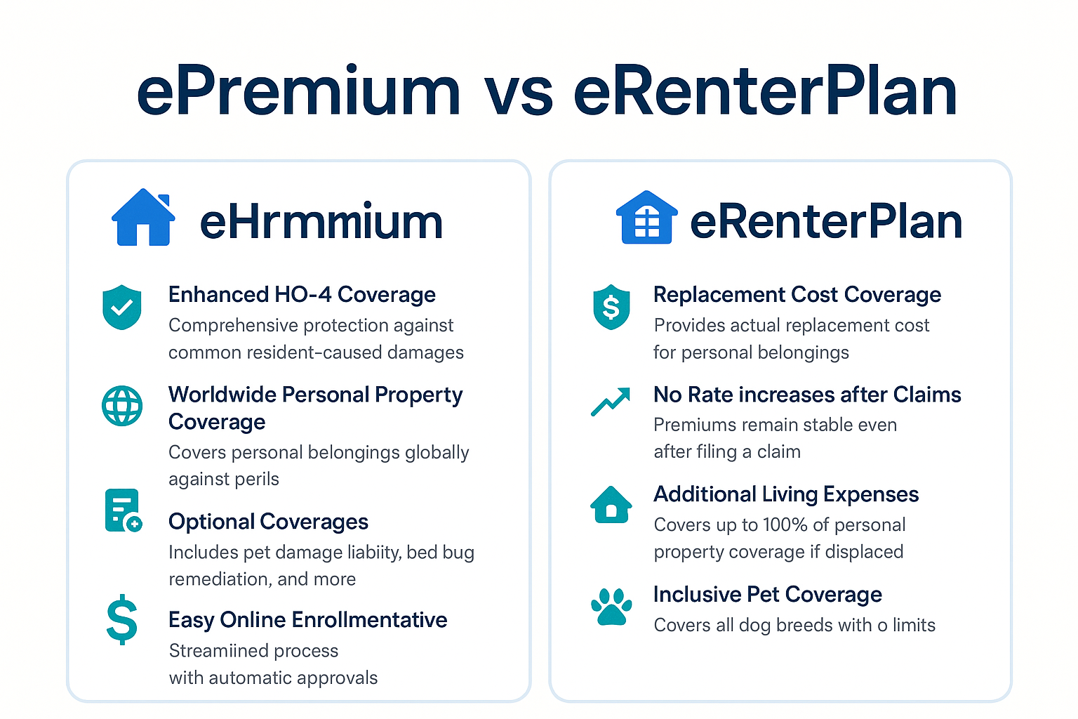 epremium Vs erenterplan