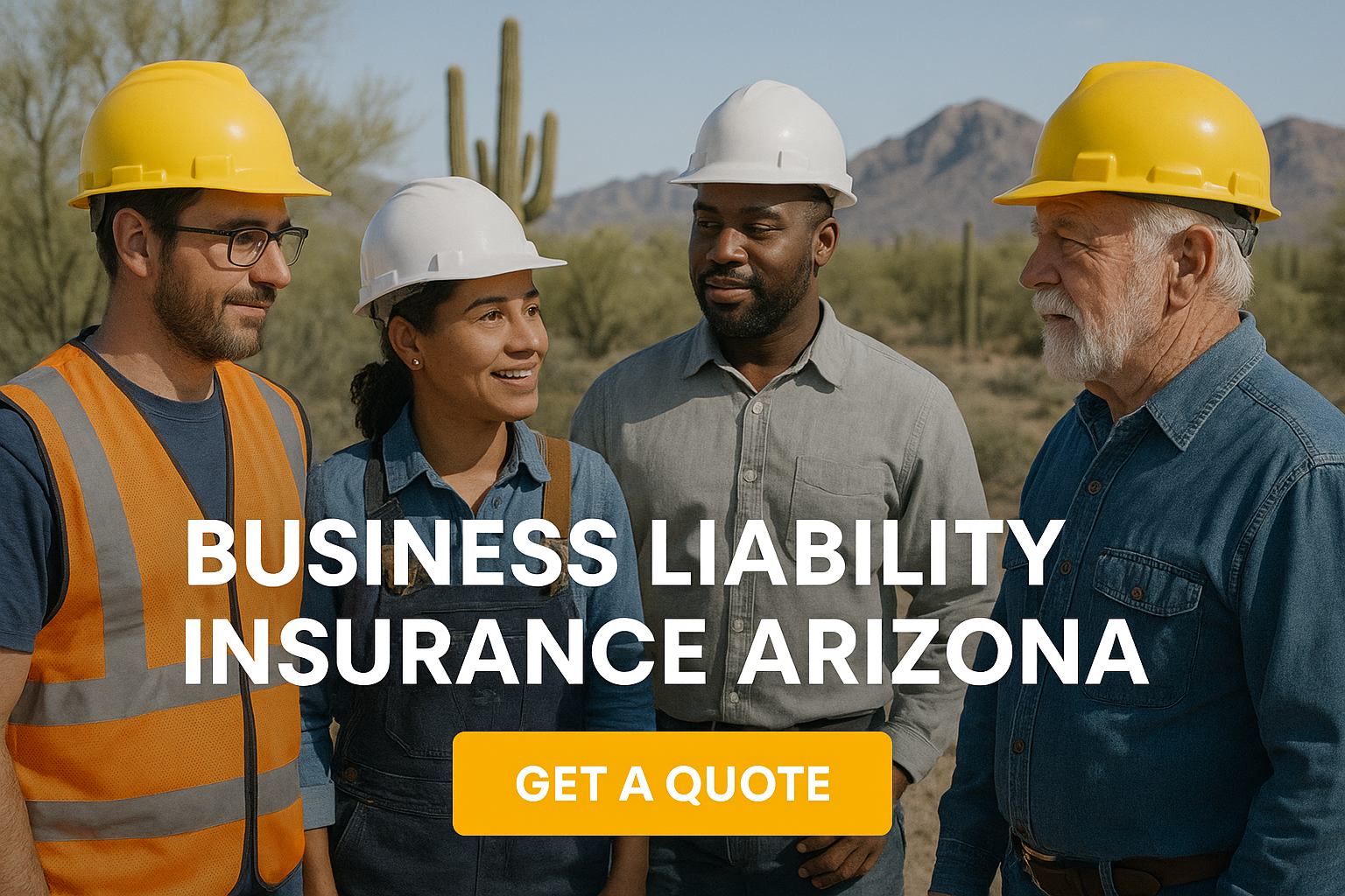 Arizona business liability insurance agent reviewing coverage options with a small business owner