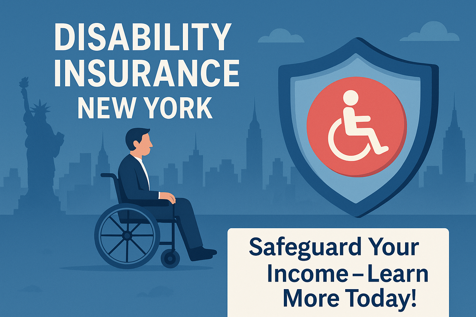 New York professional reviewing disability insurance options on a laptop