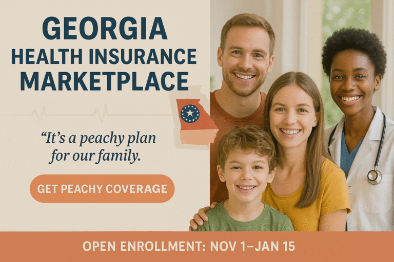 Georgia family comparing 2026 Marketplace plan options online