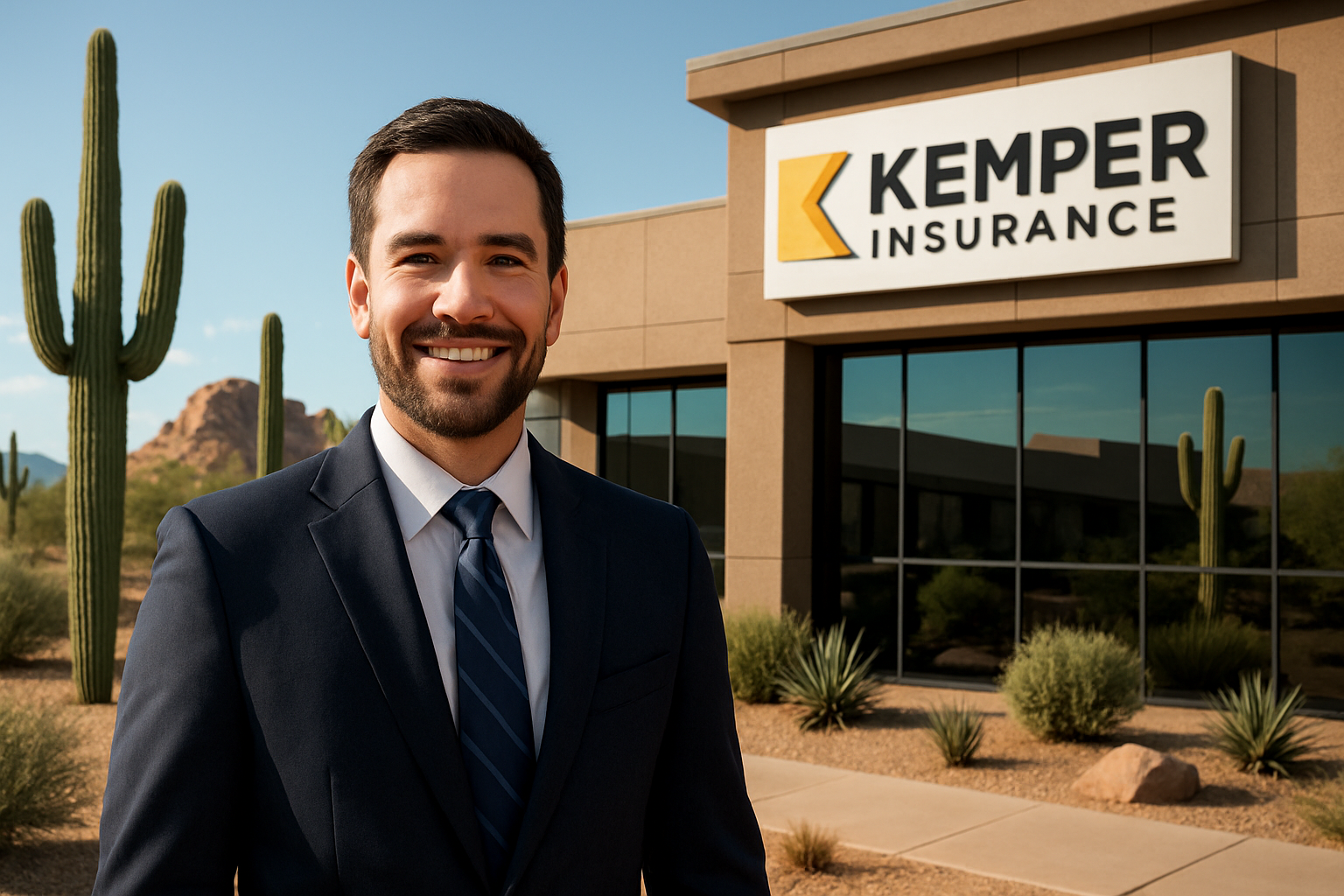 Kemper insurance agent in Arizona helping drivers and homeowners compare coverage