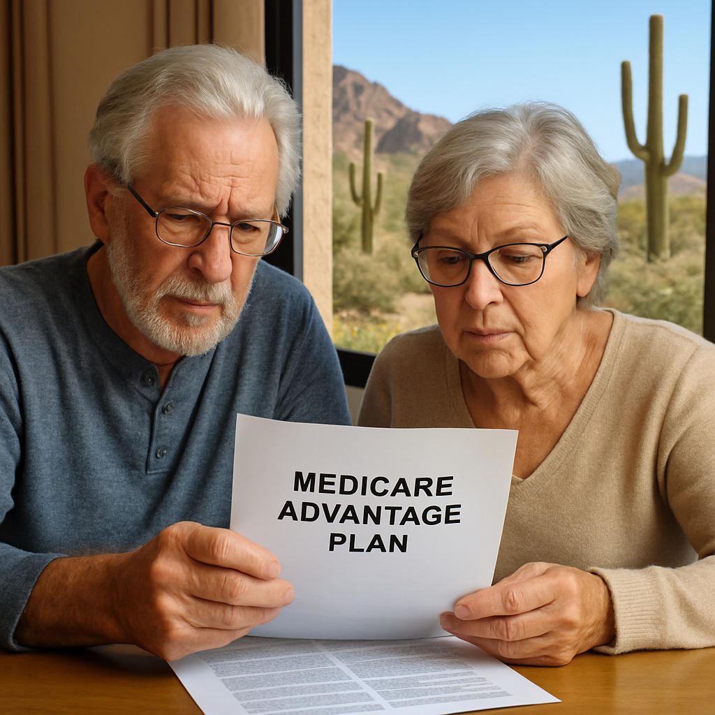 Arizona seniors reviewing 2026 Medicare Advantage plans by county